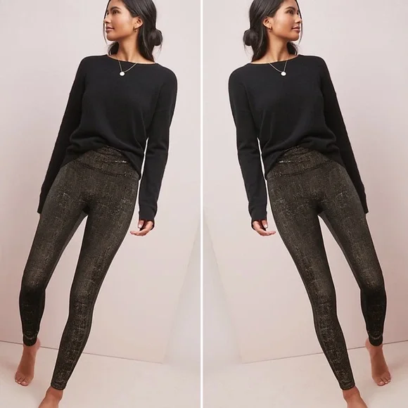 Spanx Velvet Shine Leggings - Picture 1 of 13